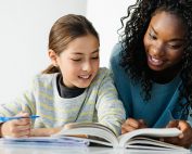 Teaching child on how to read